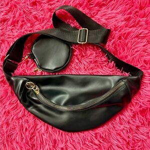 BLACK FANNY PACK 🖤✨